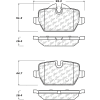 Posi Quiet Ceramic Brake Pads with Shims and Hardware , Posi Quiet 105.12260