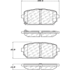 Posi Quiet Ceramic Brake Pads with Shims and Hardware , Posi Quiet 105.12960