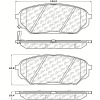 Posi Quiet Ceramic Brake Pads with Shims and Hardware , Posi Quiet 105.13010
