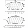 Posi Quiet Ceramic Brake Pads with Shims and Hardware , Posi Quiet 105.13400