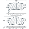 Posi Quiet Ceramic Brake Pads with Shims and Hardware , Posi Quiet 105.13520