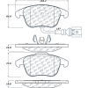 Posi Quiet Ceramic Brake Pads with Shims and Hardware , Posi Quiet 105.13750