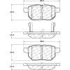 Posi Quiet Ceramic Brake Pads with Shims and Hardware , Posi Quiet 105.14230