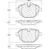 Posi Quiet Ceramic Brake Pads with Shims and Hardware , Posi Quiet 105.14730