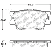 Posi Quiet Ceramic Brake Pads with Shims and Hardware , Posi Quiet 105.16320