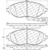 Posi Quiet Ceramic Brake Pads with Shims and Hardware , Posi Quiet 105.16330