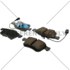 Posi Quiet Ceramic Brake Pads with Shims and Hardware , Posi Quiet 105.17211