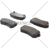 Posi Quiet Ceramic Brake Pads with Shims and Hardware , Posi Quiet 105.18290