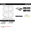 Posi Quiet Extended Wear Brake Pads with Shims and Hardware , Posi Quiet 106.04360