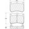 Posi Quiet Extended Wear Brake Pads with Shims and Hardware , Posi Quiet 106.04730