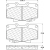 Posi Quiet Extended Wear Brake Pads with Shims and Hardware , Posi Quiet 106.05020
