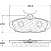 Posi Quiet Extended Wear Brake Pads with Shims and Hardware , Posi Quiet 106.05990