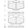 Posi Quiet Extended Wear Brake Pads with Shims and Hardware , Posi Quiet 106.06110