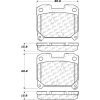 Posi Quiet Extended Wear Brake Pads with Shims , Posi Quiet 106.06300