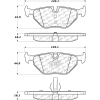 Posi Quiet Extended Wear Brake Pads with Shims and Hardware , Posi Quiet 106.06920