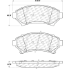 Posi Quiet Extended Wear Brake Pads with Shims and Hardware , Posi Quiet 106.06990