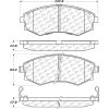 Posi Quiet Extended Wear Brake Pads with Shims and Hardware , Posi Quiet 106.07000