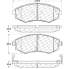 Posi Quiet Extended Wear Brake Pads with Shims and Hardware , Posi Quiet 106.07001