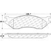 Posi Quiet Extended Wear Brake Pads with Shims and Hardware , Posi Quiet 106.07021