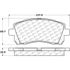 Posi Quiet Extended Wear Brake Pads with Shims and Hardware , Posi Quiet 106.07210