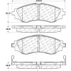 Posi Quiet Extended Wear Brake Pads with Shims and Hardware , Posi Quiet 106.07970
