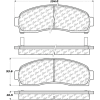 Posi Quiet Extended Wear Brake Pads with Shims and Hardware , Posi Quiet 106.08330