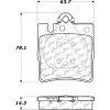 Posi Quiet Extended Wear Brake Pads with Shims and Hardware , Posi Quiet 106.08760