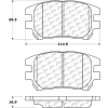 Posi Quiet Extended Wear Brake Pads with Shims and Hardware , Posi Quiet 106.09300