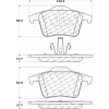 Posi Quiet Extended Wear Brake Pads with Shims and Hardware , Posi Quiet 106.09800