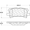 Posi Quiet Extended Wear Brake Pads with Shims and Hardware , Posi Quiet 106.09960