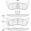 Posi Quiet Extended Wear Brake Pads with Shims and Hardware , Posi Quiet 106.09980