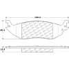 Posi Quiet Extended Wear Brake Pads with Shims and Hardware , Posi Quiet 106.10460