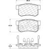 Posi Quiet Extended Wear Brake Pads with Shims and Hardware , Posi Quiet 106.10860
