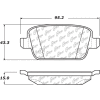 Posi Quiet Extended Wear Brake Pads with Shims and Hardware , Posi Quiet 106.13140