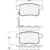 Posi Quiet Extended Wear Brake Pads with Shims and Hardware , Posi Quiet 106.13360