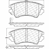 Posi Quiet Extended Wear Brake Pads with Shims and Hardware , Posi Quiet 106.14040