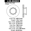 Centric Premium Brake Rotor, Centric Parts 120.86005