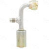 90 Degree Female Standard O-Ring A/C Fitting w/ R12 Service Port - Four Seasons 14916