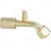45 Degree Female Standard O-ring w/ Low Side R134a Service Port - Four Seasons 15943