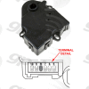 HVAC Blend Door Actuator, Global Parts 1712062