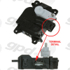 HVAC Blend Door Actuator, Global Parts 1712290