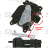HVAC Blend Door Actuator, Global Parts 1712325