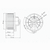 HVAC Blower Motor, Global Parts 2311263