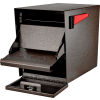 Mail Boss Package Master Commercial Locking Mailbox Bronze