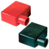 Quick Cable 5779-025R Right Elbow Terminal Protector, Red, 25 Pcs