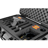 Quick Fire Pistol Case QF920RBK Watertight, 4 Pistol Capacity, 20-1/8"x16-1/8"x10-1/8" Black