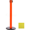 Orange Post Safety Barrier, 16 Ft., Yellow Belt