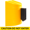 WallPro 300 Yellow Wall Mount Retracting Barrier, 10' Yellow/Black CAUTION-DO NOT ENTER Belt