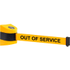WallPro 450 Yellow Wall Mount Retracting Barrier, 30' Yellow/Black OUT OF SERVICE Belt