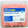 RollerLite 6" x 1/2" Pink Polyester Mini Roller Cover, 12/Pack 6/Case - 6AP050-12